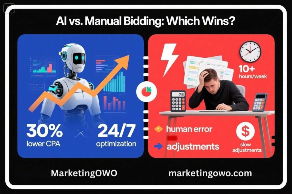 AI PPC bid management dashboard example